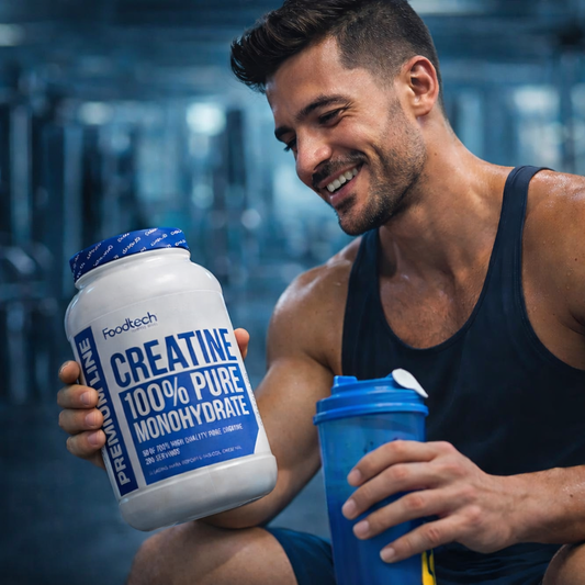 Creatine Foodtech - Fuerza pura certificada para dominar cada entrenamiento.